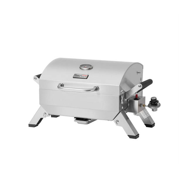 Monument Grills Portable Tabletop Propane Gas Grill 2Burner Liquid Propane 15000 BTU for